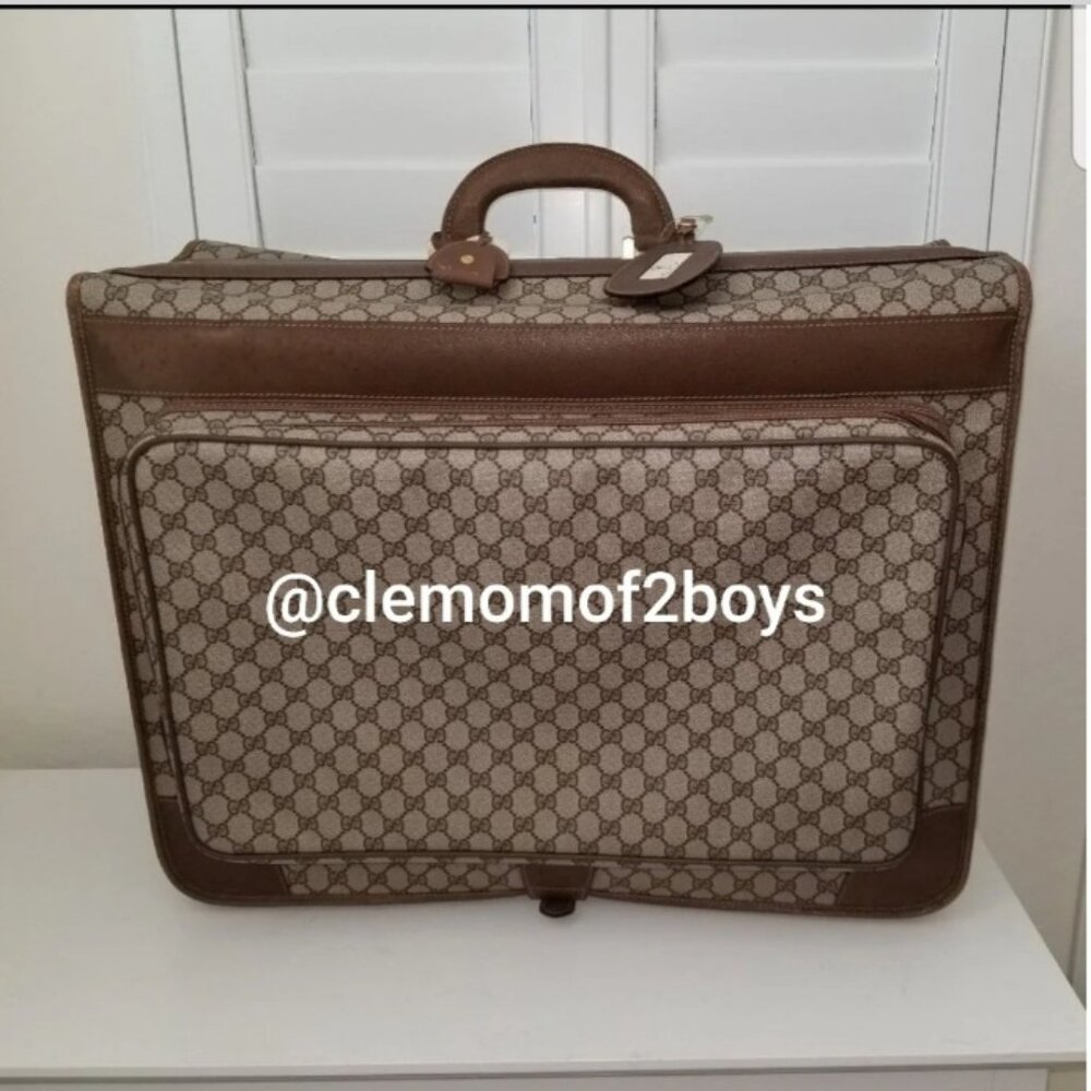 80's Vintage Gucci GG Luggage Unused/Lightly Used